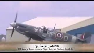 Spitfire Vb AB910 - Cotswold Airshow, Kemble 2011