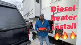 Installing a Diesel Heater in a Fifth Wheel RV | Cold-Weather RV Living 🔥🚐