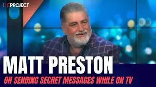 Matt Preston On Sending Secret Messages While On TV