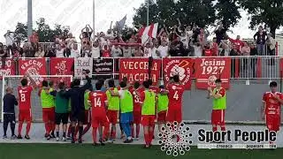 Chiesanuova-JESI, Eccellenza Marche 2022-23: il tifo dei biancorossi ospiti
