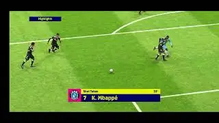 FCB vs Fc Lugano in pes mobile division 6 game.