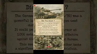 German 7.5 cm KwK 42 (L/70) | BEST 5 Long-Barrel Weapons of World War II