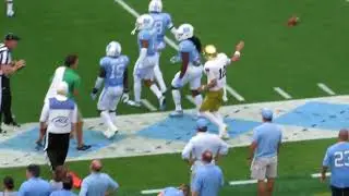 Ian Book's (Notre Dame) first collegiate start vs. UNC