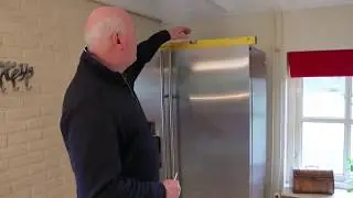 Wie mann einen Amerikanischer Side by Side Kühlschrank stellen muss - General Electric IO Mabe