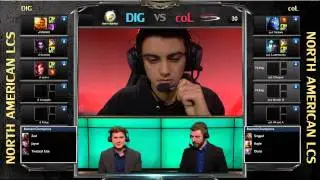 DIG vs coL - LCS 2013 NA Spring W4D2 (English)