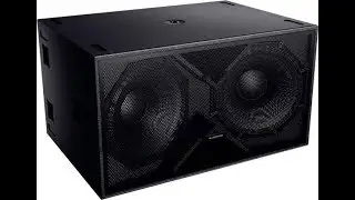 SOUND TEST Audiocenter K-LA218 DSP Active Dual 18