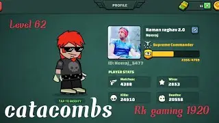 Mini militia level Catacombs (saw gun)