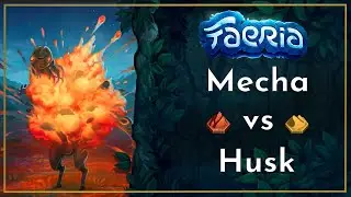 Mecha vs. Haunted Husk | Faeria Gameplay