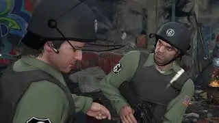 Grand Theft Auto 5 The Big Score (Bodyguard NPC War Version)