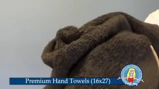 RagLady Premium Hand Towels 16x27 | SOLD BY: PACK OF 12 | ITEM: W35PK-BLK
