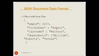 An Introduction to JSON in Oracle Databases