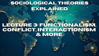 Sociological Theories Explained | Lecture 3: Functionalism, Conflict, Interactionism & More