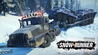 Delivering bricks in Alaska | Tough Alaskan Terrain Driving | SnowRunner Live | Alaska Day 2
