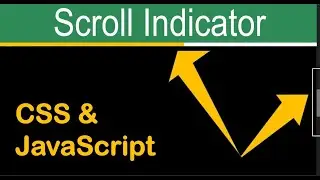 Scroll Indicator - HTML | CSS | JavaScript  | Full Video - https://youtu.be/uo2eS1f8Tp8 #shorts
