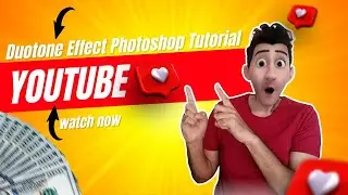 Duotone Effect Photoshop Tutorial #shorts #viralshorts #photoshop #duotone #effects #graphics