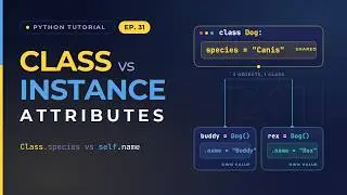 instance and class attributes in Python