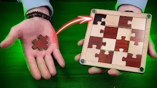 How to fit the last element under the glass | Really difficult puzzle
