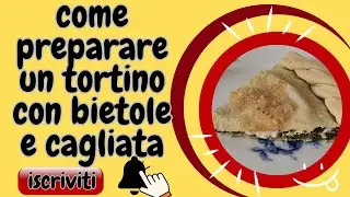 TORTINO DI BIETOLE CON CAGLIATA #tortesalate #secondopiatto  #cucinaligure