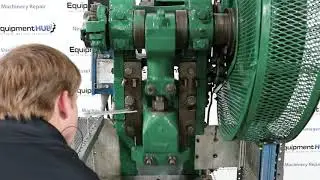 Havir Press Rite No. 2 20 Ton Variable Speed OBI Stamping Punch Press w/ Safety Curtain System