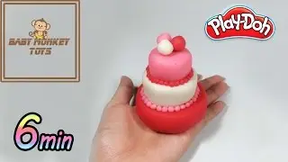Play Doh Cake Mountain -  Play Doh Birthday Cake Videos for Children