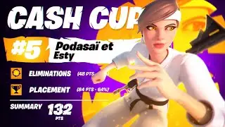 5TH PLACE in the First Duo Cash Cup of Chapter 3 w/ Esty