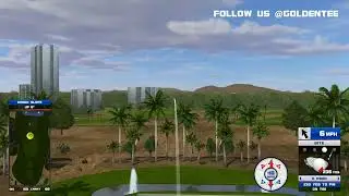 Golden Tee Great Shot on Desert Valley!