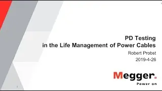 PD testing in the life management of a cable