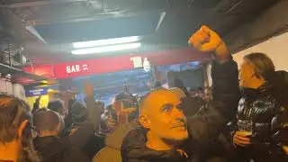 Aston Villa Fans sing new Leon Bailey song In the Concourse At Crystal Palace