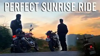 Another SUNSRISE RIDE on Royal Enfield HUNTER 350 ❤️ | Triaro