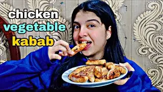 Juicy Chicken Vegetable Kebabs Recipe | Easy & Delicious Homemade BBQ🫰🏻💜♾️