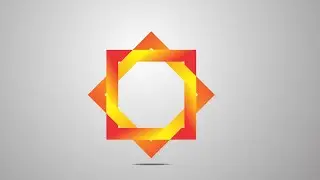 Corel draw tutorial | How To Make A Logo in Coreldraw 2021 | Make a Square round LOGO
