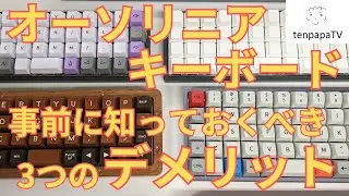 【事前に知っておこう】オーソリニア（オルソリニア）キーボードの3つのデメリット！ | Downsides of Ortholinear mechanical keyboards