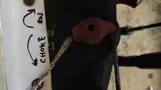 removing choke knob snowblower engine