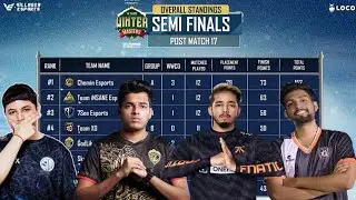 🇮🇳Villager Esports Points table | Semi Finals Day - 3 | Rivalry Esports | Overall 🇮🇳🔥...
