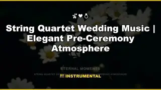 String Quartet Wedding Music | Elegant Pre-Ceremony Atmosphere