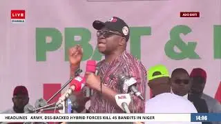 PDP's Fayose Endorses Tinubu for 2nd Term @ APC Campaign Rally in Ekiti