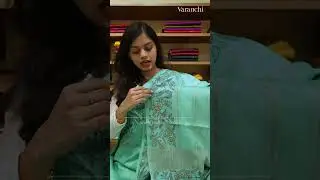 Hand katha embroidery adds depth and character to the earthy beauty of Pure Tussar Silk.