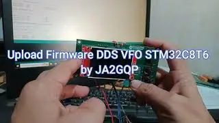 Upload Firmware DDS VFO Stm32c8t6 by  JA2GQP #jlcpcb #bitx #ft180 #arduino