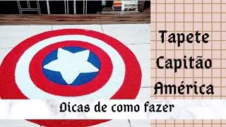 Tapete Capitão América/ Como fazer/ super fácil 😊