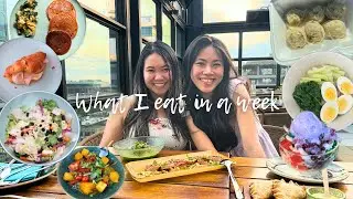 WHAT I EAT IN A WEEK | eat lunch in my car w/ me :)