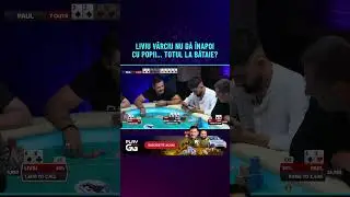 Liviu V&acirc;rciu cu KK 😱 Față &icirc;n față cu presiunea unei m&acirc;ini decisive de poker