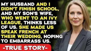 My Husband & I Didn’t Finish High School, And Our Son’s Wife Who Graduated From...