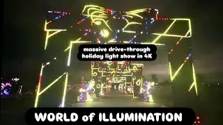 World of Illumination is a massive drive-through holiday light show. Best to play it at 0.5x or 1.5x
