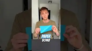 Paper Bomb 💣 #diy #diyproject #origami #papercraft #paper #hack #lifehack #lifehacks #trick