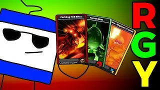 Burning my opponent's will to live with Red Green yellow in Blox Cards!