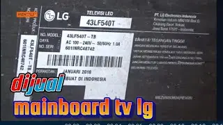 dijual mainboard tv LED LG 43LF40T