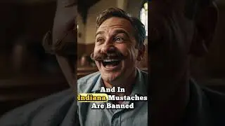 Weird U.S. Laws About Mustaches and Dresses! 🇺🇸😳 #factopediajunction #youtubeshorts