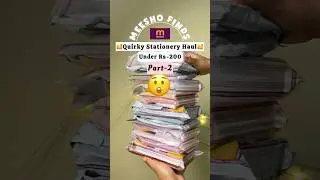Meesho stationery haul | quirky stationery | matchbox eraser #meeshofinds #unboxing #shorts