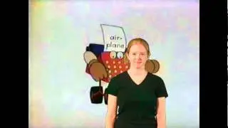 Sesame Street Typewriter guy airplane- ASL | Sesame Street Sign Language