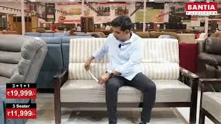 Luxe Solid Wood Sofa Set &ndash; Timeless Comfort for Your Home | Bantia Furnitures